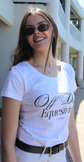 Off Duty Equestrian Printed T
